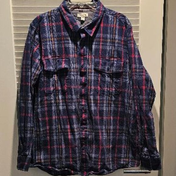 SUN + STONE Plaid Shirt - XXL - Picture 1 of 3